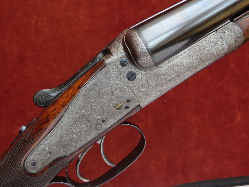 H Clarke & Sons Gunmaker Leicester Gun Case carta etichetta Pistola Maker 